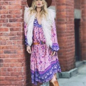 Spell Folk Town Maxi Dress in Blossom, XL